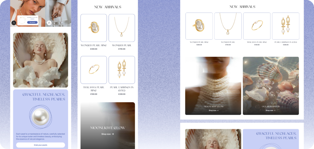 collection page mobile and desktop