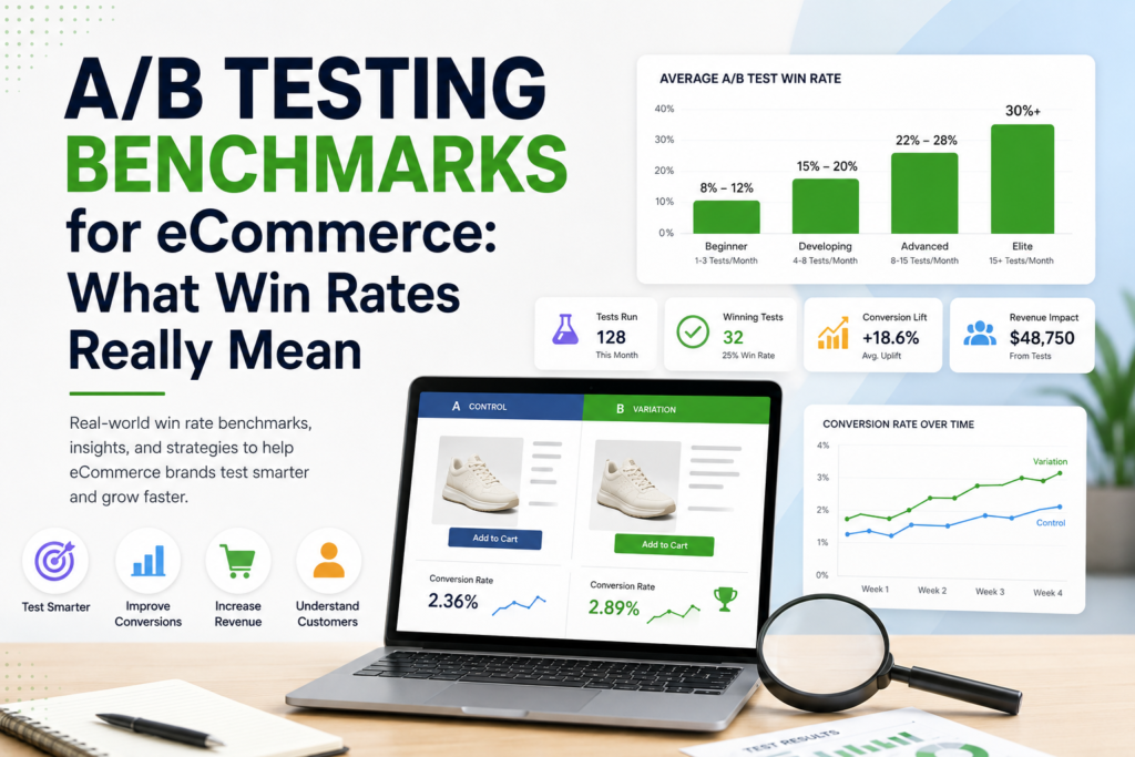 A/B Testing Benchmarks for eCommerce